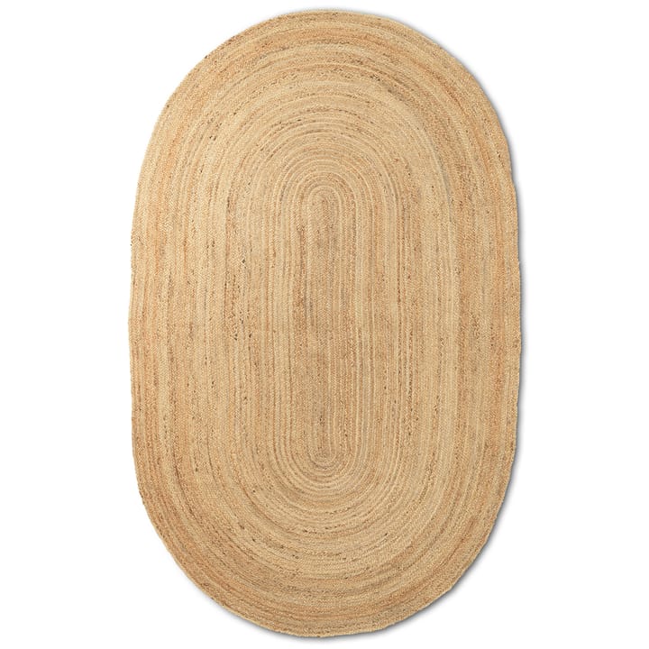 Alfombra de yute ovalada grande Eternal - Natural - Ferm Living