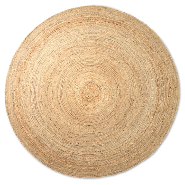 Alfombra de yute redonda Eternal large - Natural - Ferm Living