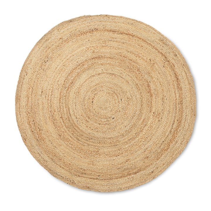 Alfombra de yute redonda Eternal small - Natural - Ferm Living