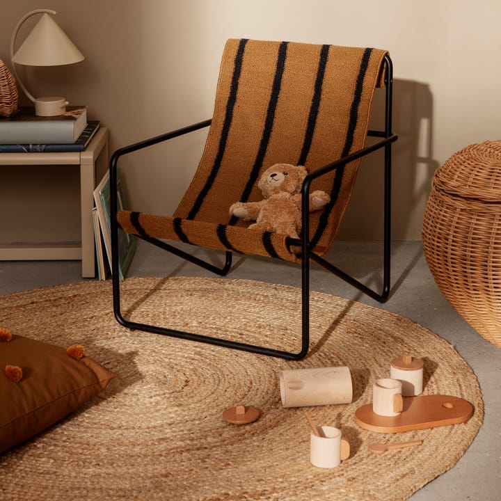 Alfombra de yute redonda Eternal small, Natural Ferm Living