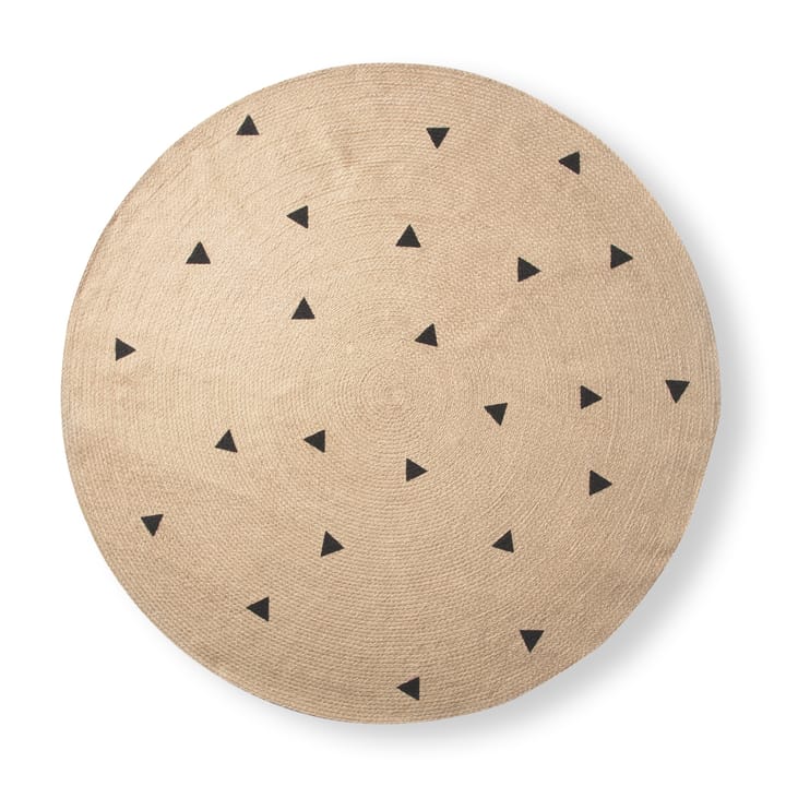 Alfombra Ferm Living redonda Ø130 cm, Triangle Ferm Living