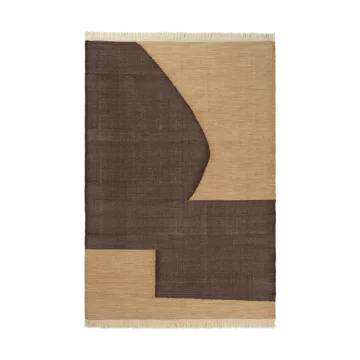 Alfombra Forene - Tan-Chocolate, 140x200 cm - Ferm Living