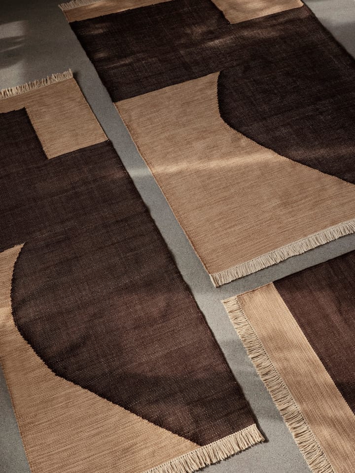Alfombra Forene, Tan-Chocolate, 140x200 cm Ferm Living