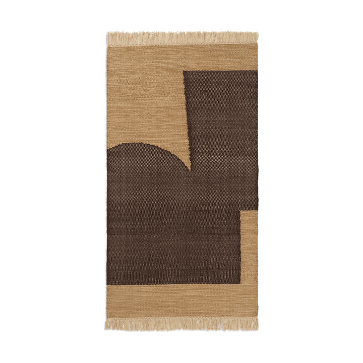 Alfombra Forene - Tan-Chocolate, 80x140 cm - Ferm Living