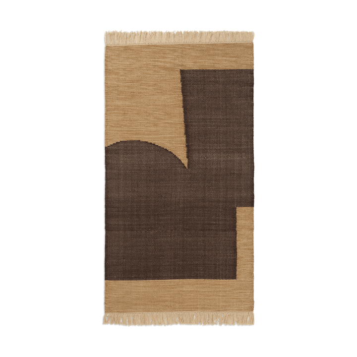 Alfombra Forene - Tan-Chocolate, 80x140 cm - Ferm LIVING