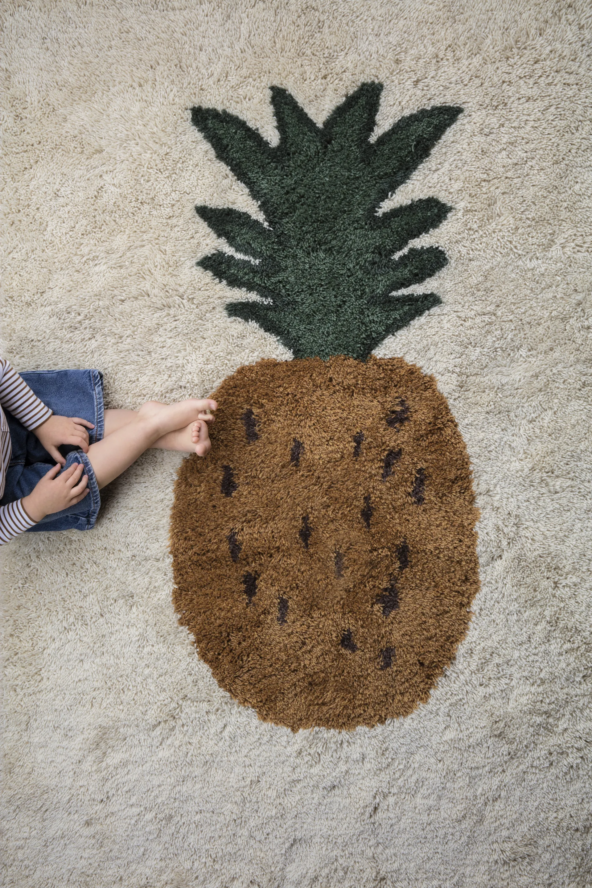 Alfombra Fruiticana L 120x180 cm, Pineapple Ferm Living