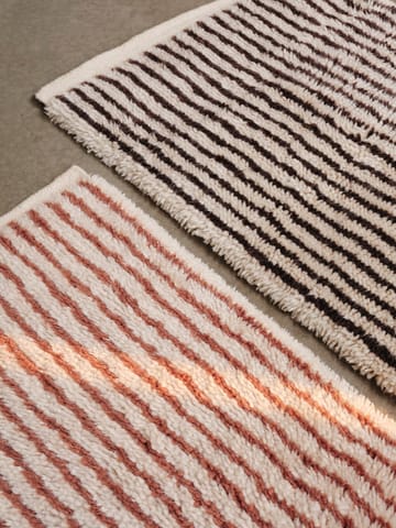Alfombra Kami - Off white-coffee, 80x120 cm - Ferm Living