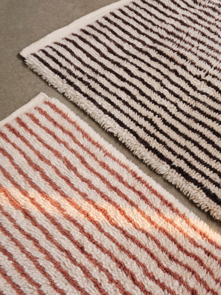Alfombra Kami, Off white-coffee, 80x120 cm Ferm Living