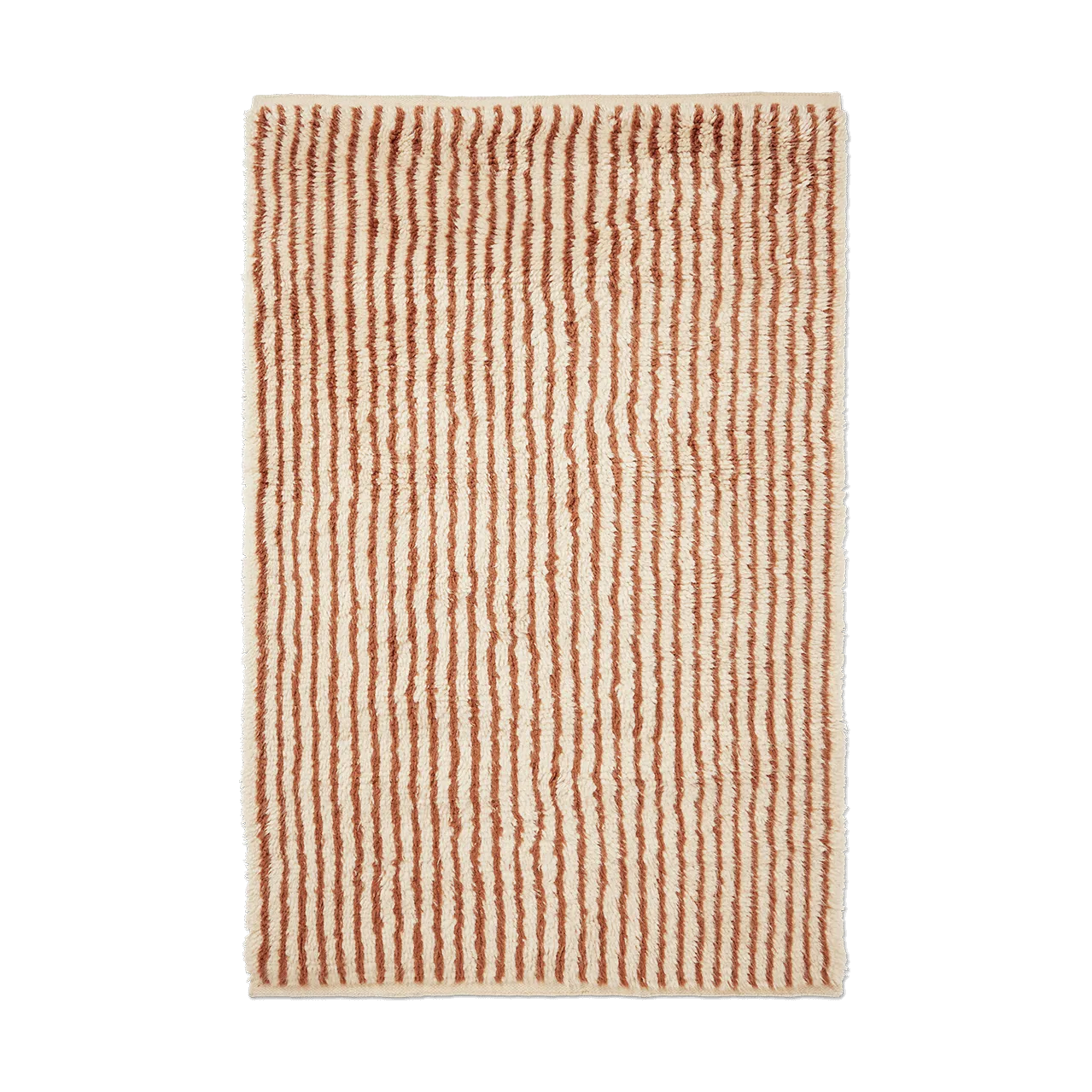 Alfombra Kami, Off white-red brown, 120x180 cm Ferm Living