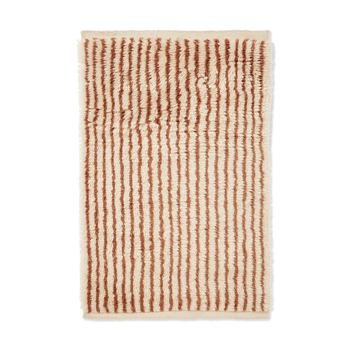 Alfombra Kami - Off white-red brown, 80x120 cm - Ferm Living