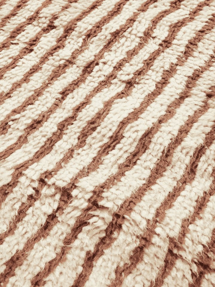 Alfombra Kami, Off white-red brown, 80x120 cm Ferm Living