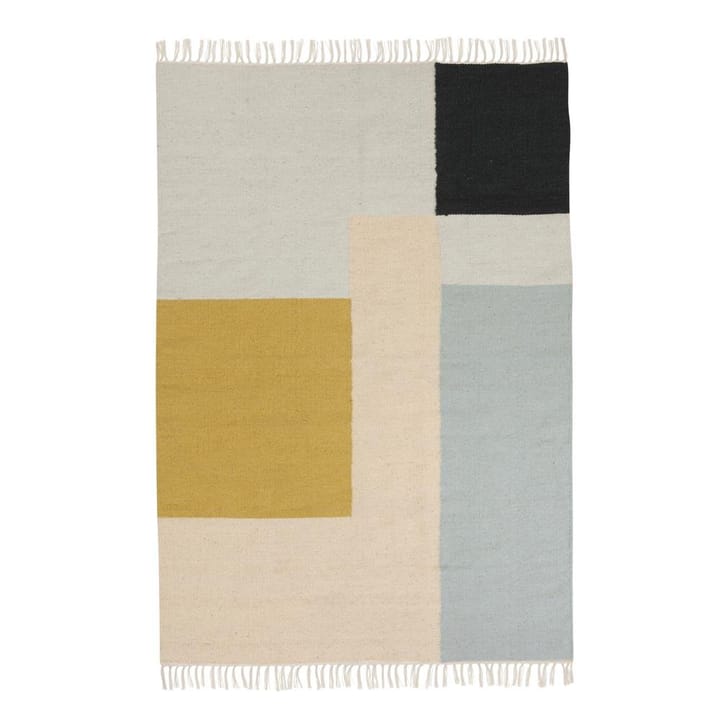 Alfombra Kelim, grande - cuadrados - Ferm Living