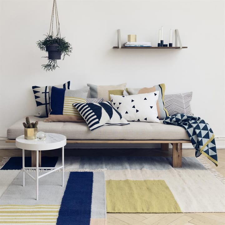 Alfombra Kelim, grande, cuadrados Ferm Living