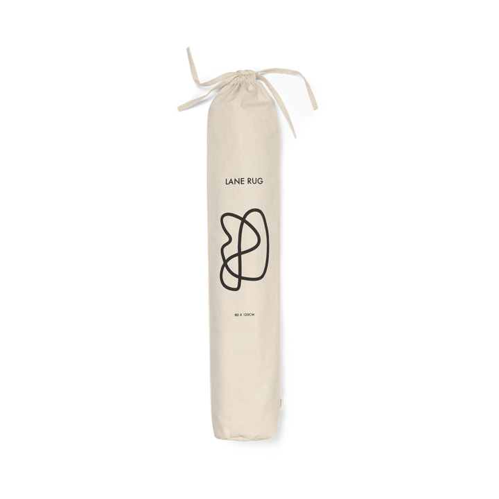 Alfombra Lane 70x105 cm, Blanco roto - Chocolate Ferm Living