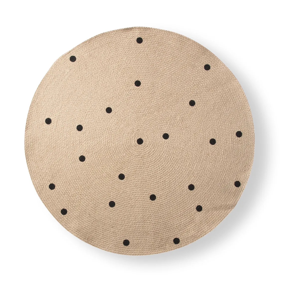 Alfombra redonda Ferm Living, Black dots Ferm Living