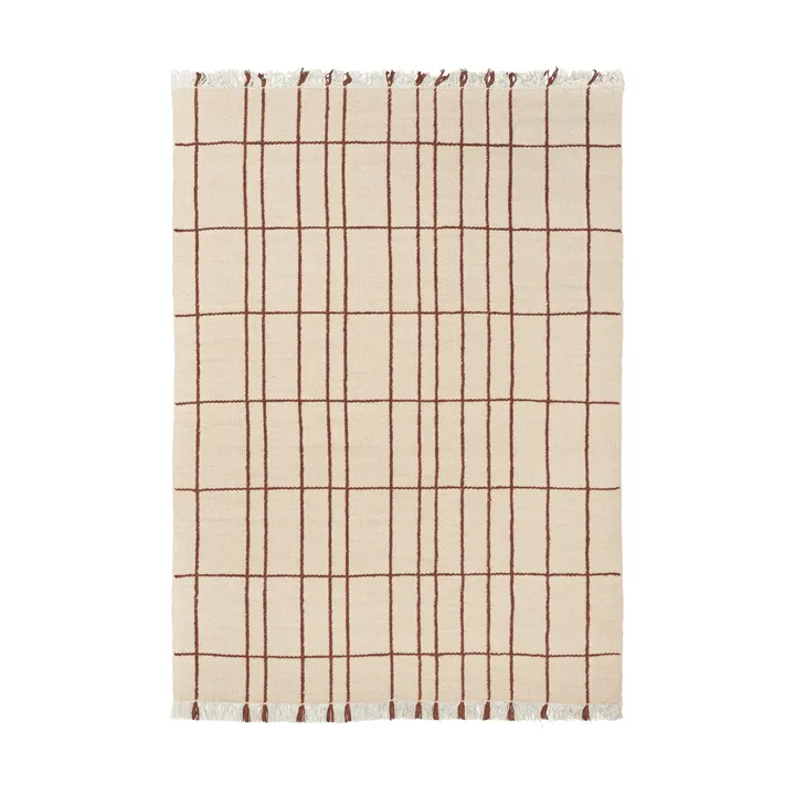 Alfombra Sen - Parchment-chestnut, 140x200 cm - Ferm Living