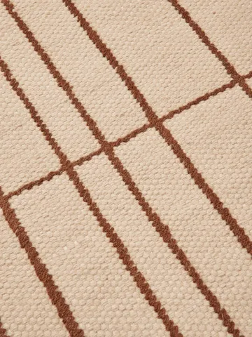 Alfombra Sen - Parchment-chestnut, 140x200 cm - Ferm Living
