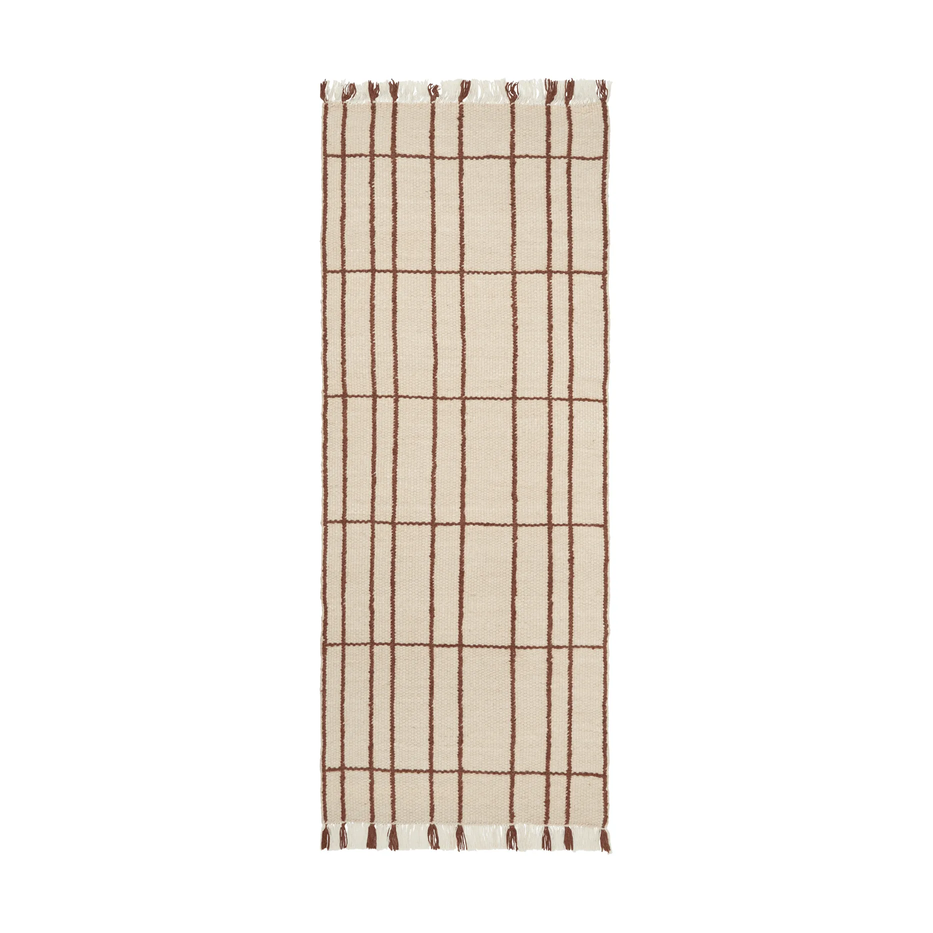 Alfombra Sen, Parchment-chestnut, 80x200 cm Ferm Living
