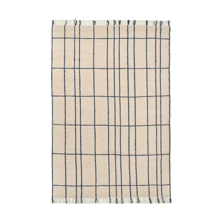 Alfombra Sen - Parchment-índigo, 170x240 cm - Ferm Living