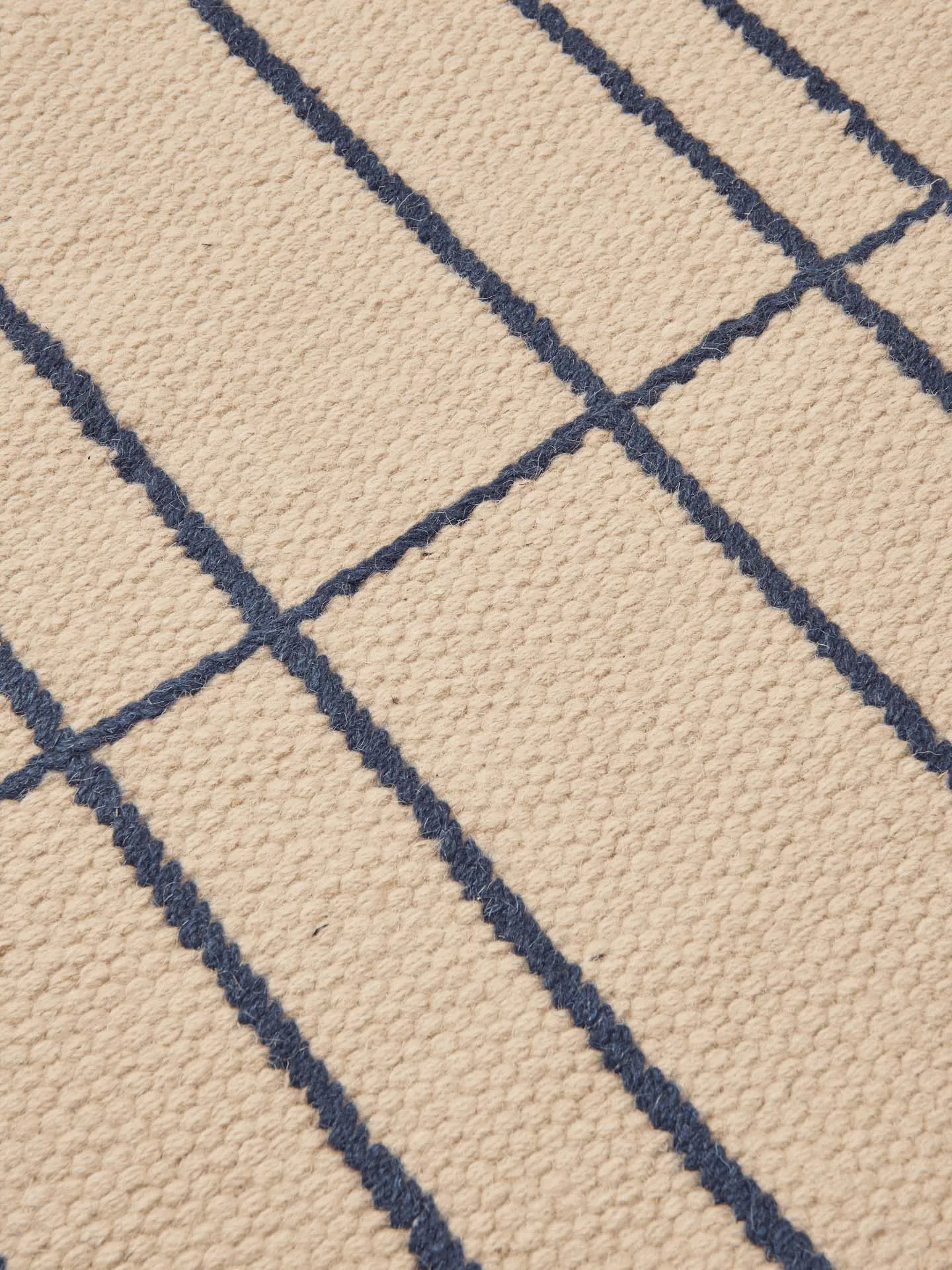 Alfombra Sen, Parchment-indigo, 80x200 cm Ferm Living