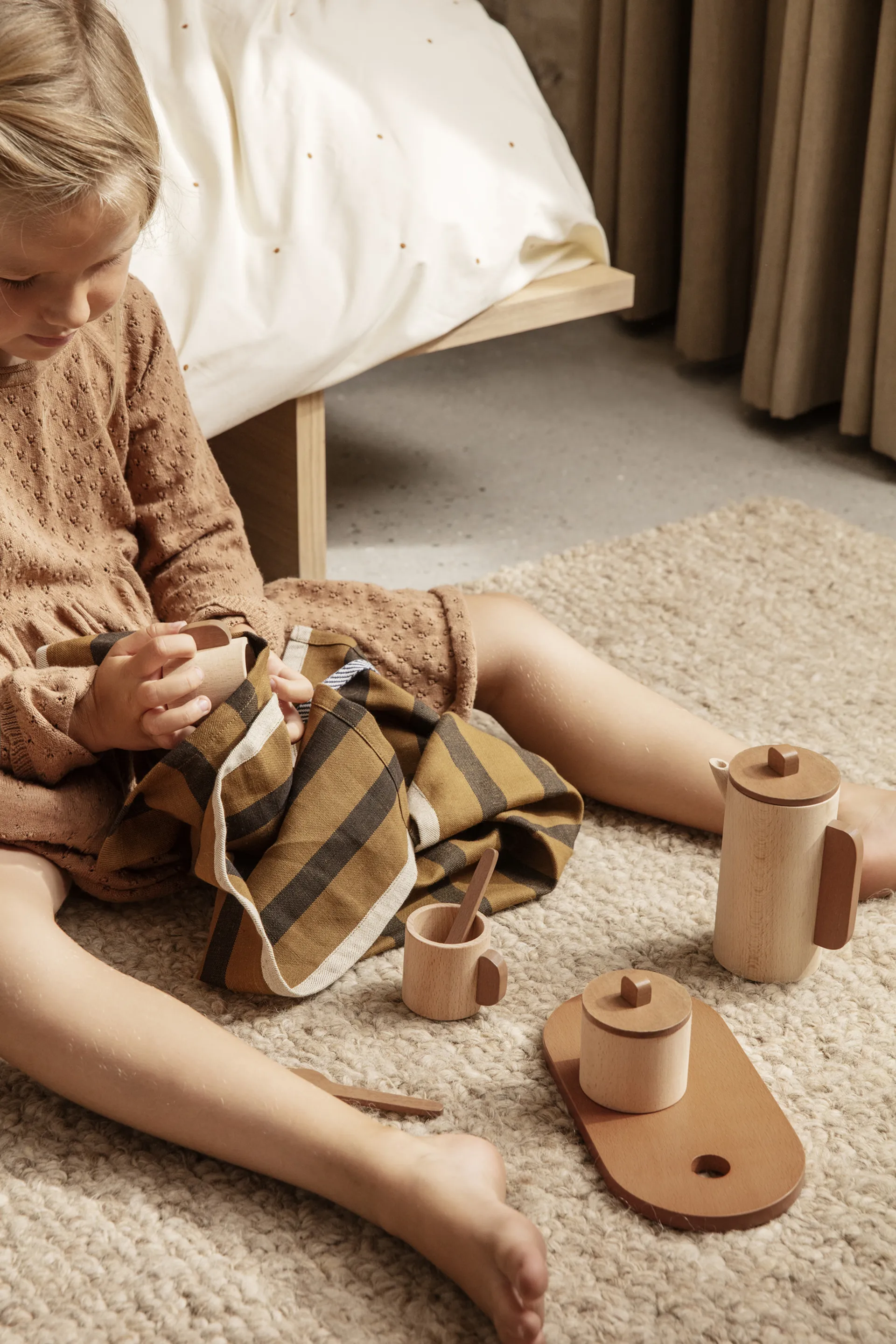 Alfombra Shade Loop L 200x300 cm, Beige Ferm Living