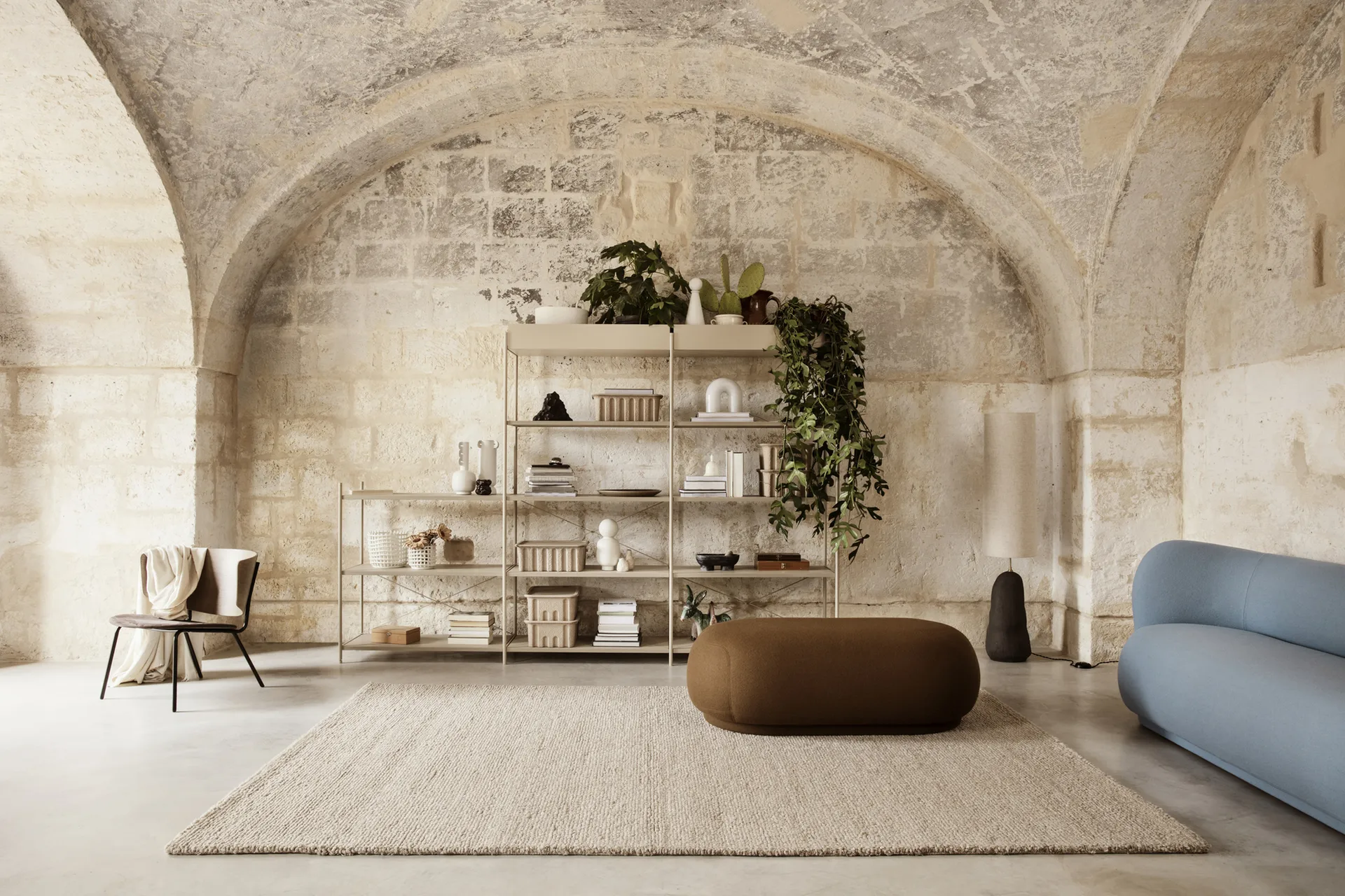 Alfombra Shade Loop L 200x300 cm, Beige Ferm Living