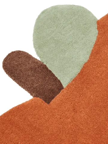 Alfombra tejida Apple - Brown Clay, 110x110 cm - Ferm Living