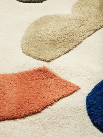 Alfombra tejida Panto - Off white, Ø70 cm - Ferm Living