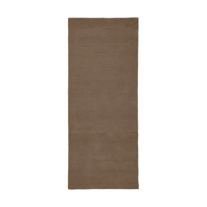 Alfombra tejida Stille - Ash brown, 80x200 cm - Ferm Living