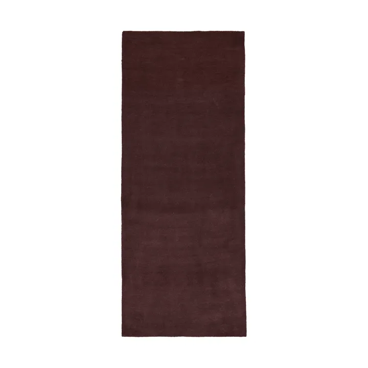 Alfombra tejida Stille - Dark pecan, 80x200 cm - Ferm Living