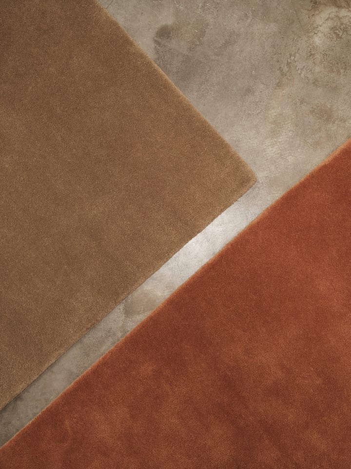 Alfombra tejida Stille, Red brown, 140x200 cm Ferm Living