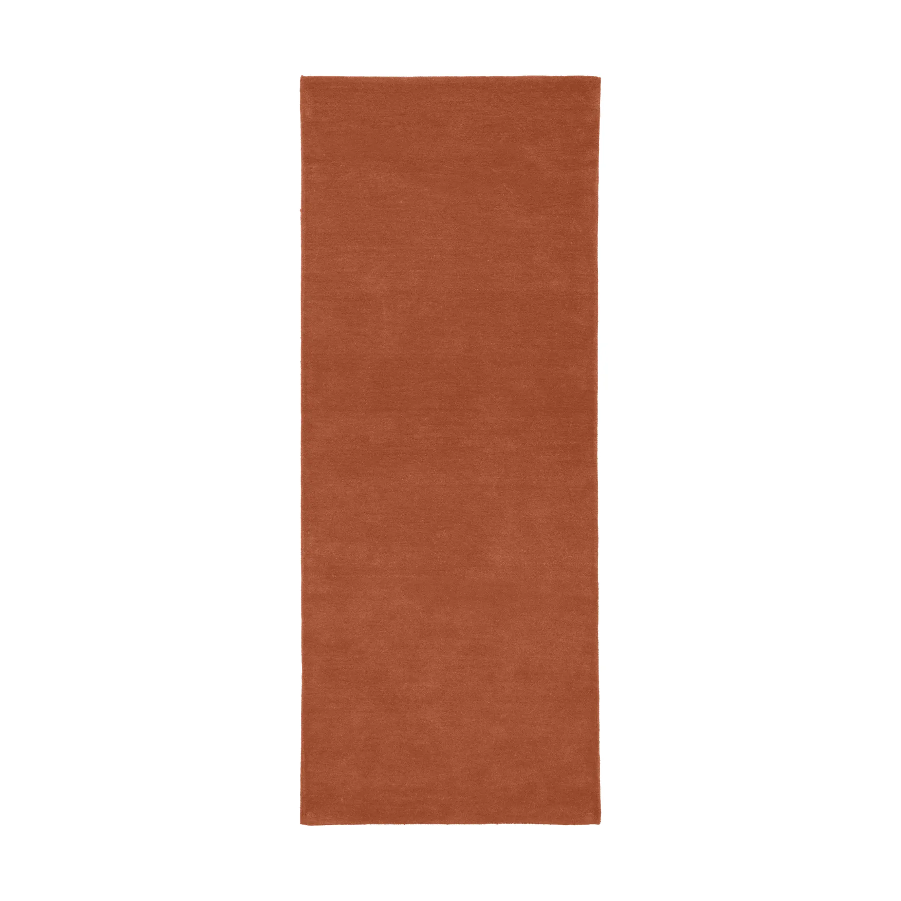 Alfombra tejida Stille, Red brown, 80x200 cm Ferm Living