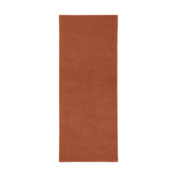 Alfombra tejida Stille - Red brown, 80x200 cm - Ferm Living