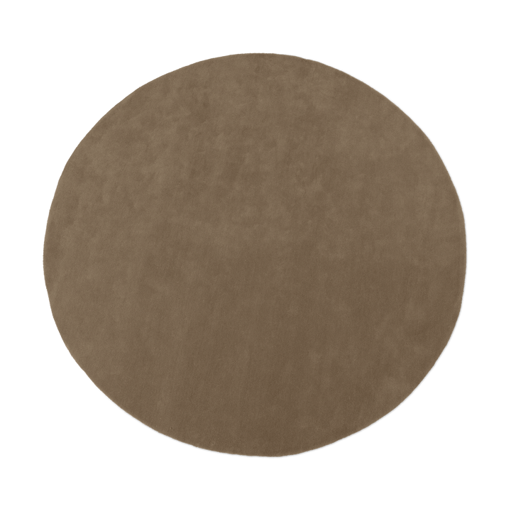 Alfombra tejida Stille redonda - Ash Brown Ø240 cm - Ferm Living