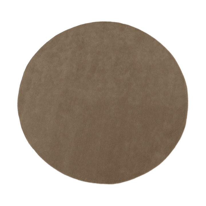 Alfombra tejida Stille redonda - Ash Brown Ø240 cm - ferm LIVING