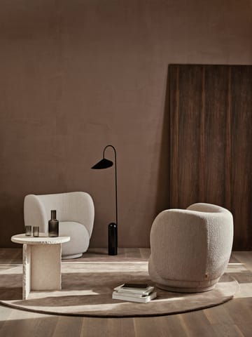 Alfombra tejida Stille redonda - Ash Brown Ø240 cm - Ferm Living