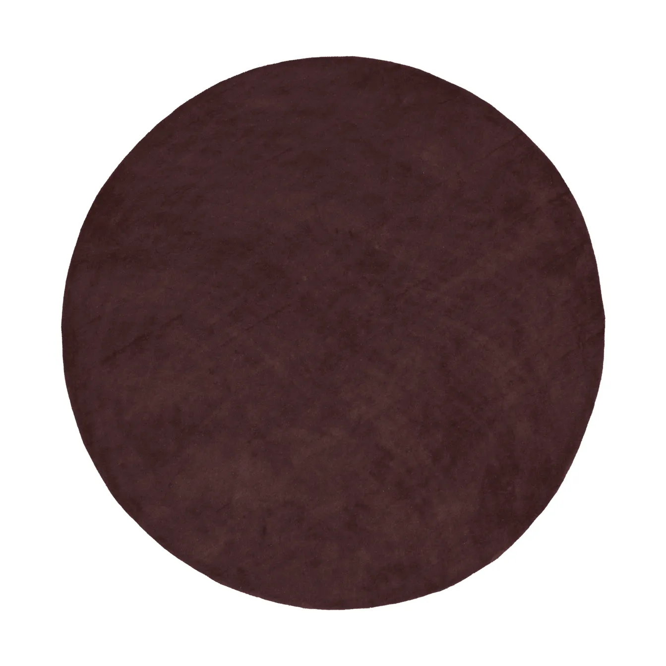 Alfombra tejida Stille redonda, Dark pecan, Ø240 cm Ferm Living