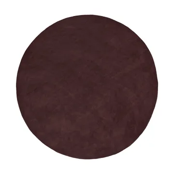Alfombra tejida Stille redonda - Dark pecan, Ø240 cm - Ferm Living