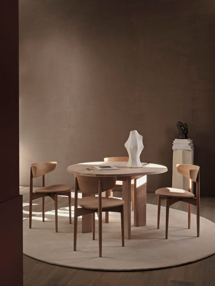 Alfombra tejida Stille redonda, Off-white Ø240 cm Ferm Living