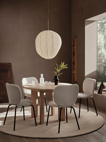 Alfombra tejida Stille redonda - Off-white Ø240 cm - Ferm Living
