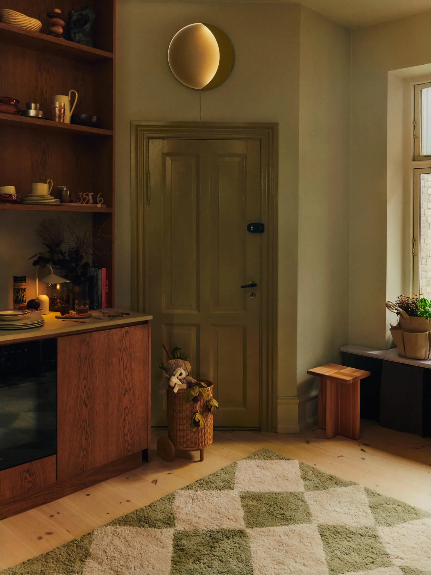 Alfombra Tilt, Elm green, 140x200 cm Ferm Living