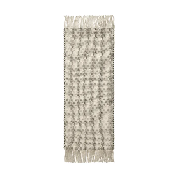 Alfombra Udo - Off-white-black, 80x200 cm - Ferm Living
