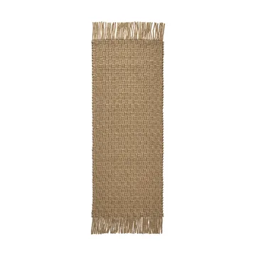 Alfombra Udo - Tan-black, 80x200 cm - Ferm Living