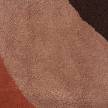 Alfombra View 140 x 180 cm - Rojo-marrón - Ferm Living