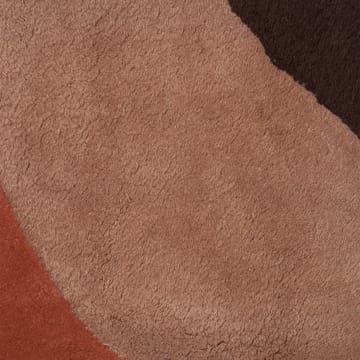 Alfombra View 140 x 180 cm - Rojo-marrón - ferm LIVING