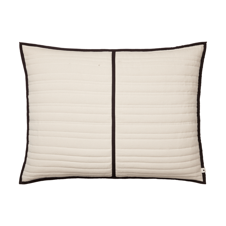 Almohada acolchada Vari  60x80 cm - Natural-dark chocolate - Ferm Living