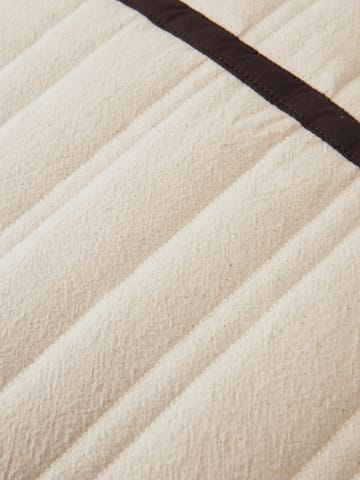 Almohada acolchada Vari  60x80 cm - Natural-dark chocolate - Ferm Living