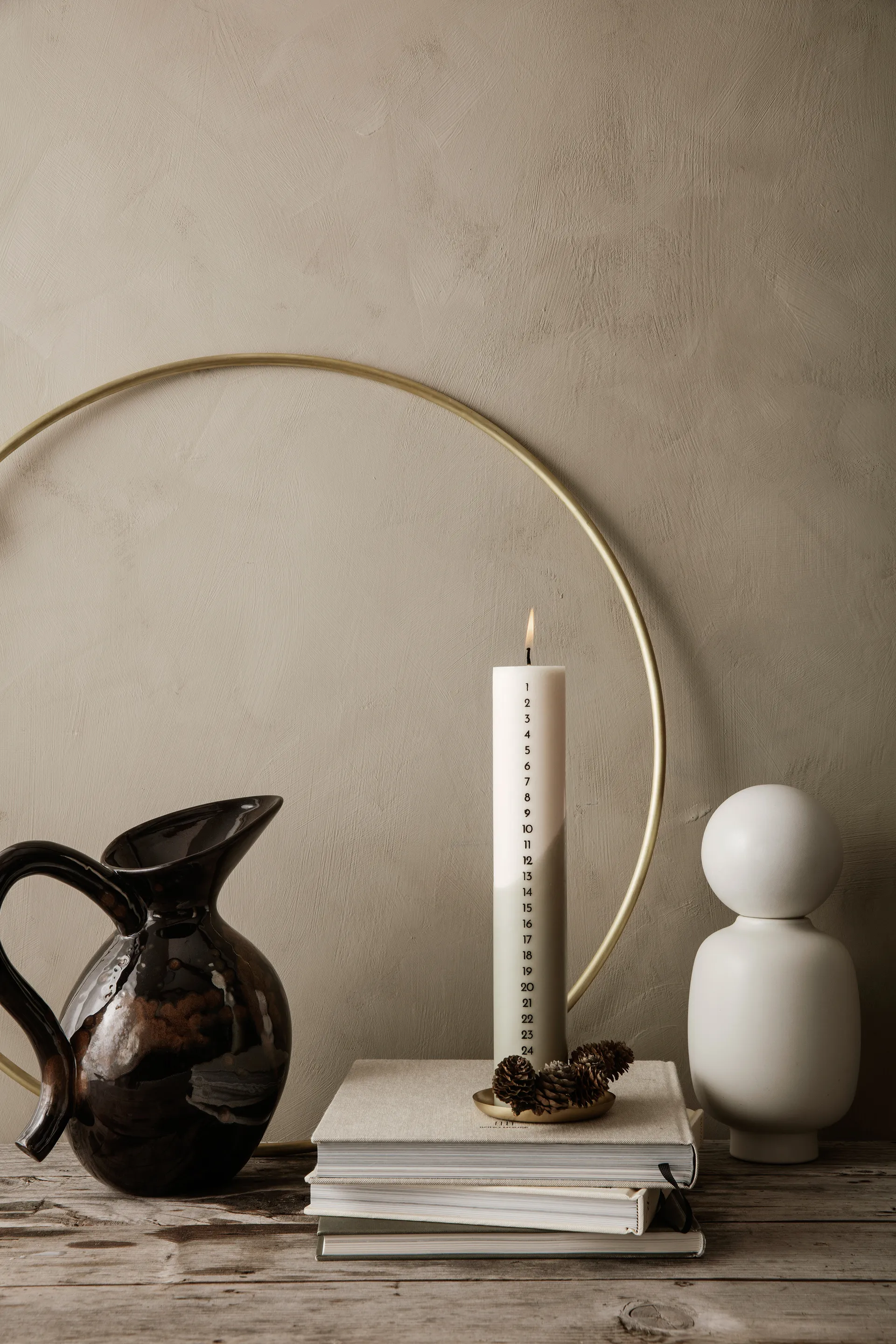 Anillo de decoración Deco Ø65 cm, latón Ferm Living