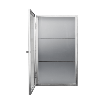 Aparador de pared Haze - Reeded glass - stainless steel - Ferm Living