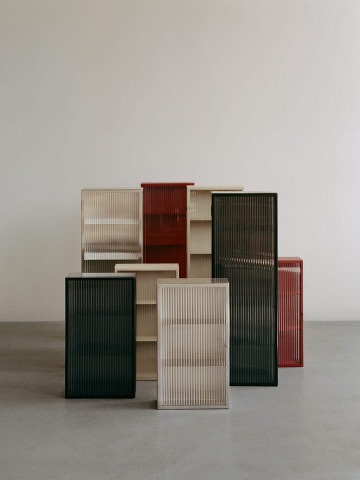 Aparador de pared Haze, Reeded glass - stainless steel Ferm Living